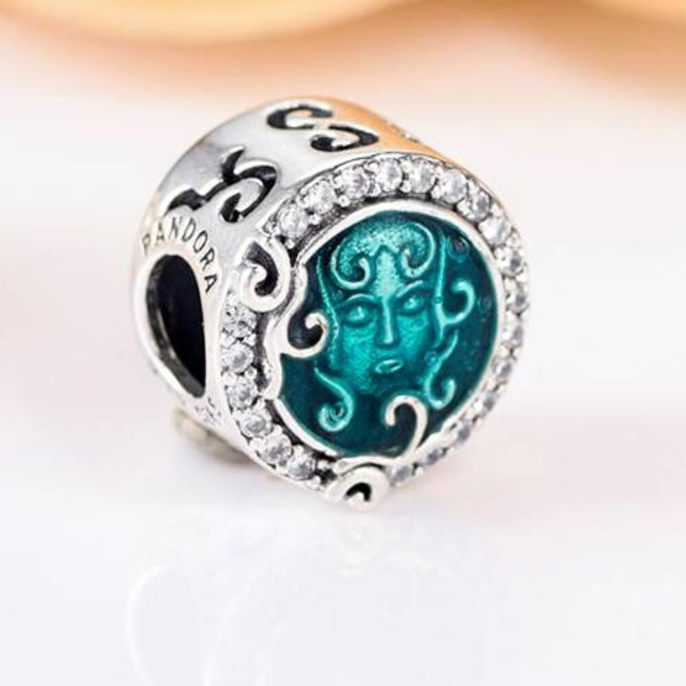 Pandora The Haunted Mansion Charm Green Evil 2026 Halloween special